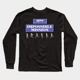 Impossible Mission Commodore 64 Long Sleeve T-Shirt